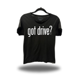 GOT DRIVE ROAD RASH RAW EDGE BLACK TEE