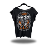 F*CK MOTORCYCLE ROAD RASH MENS MUSCLE SCOOP NECK BLACK TEE