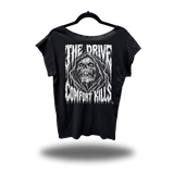 REAPER KILLS DISTRESSED MENS MUSCLE SCOOP NECK BLACK TEE