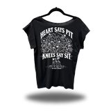 MOSH PIT ROAD RASH MENS MUSCLE SCOOP NECK BLACK TEE