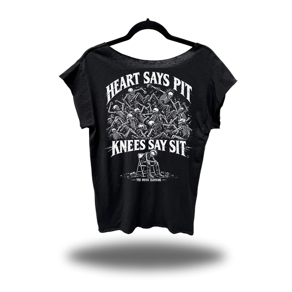 MOSH PIT ROAD RASH MENS MUSCLE SCOOP NECK BLACK TEE