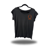 HEAVY LIFT DISTRESSED MENS MUSCLE SCOOP NECK BLACK TEE