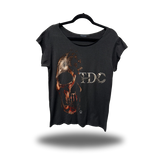 EMBRACE DEATH ROAD RASH MENS MUSCLE SCOOP NECK BLACK TEE