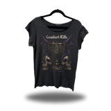 CHALICE ROAD RASH MENS MUSCLE SCOOP NECK BLACK TEE