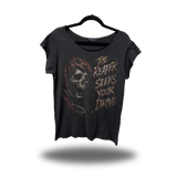 SEEKS DRIVE ROAD RASH MENS MUSCLE SCOOP NECK BLACK TEE