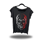 OUT FOR BLOOD ROAD RASH MENS MUSCLE SCOOP NECK BLACK TEE