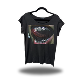 F*CK EM GRILL ROAD RASH MENS MUSCLE SCOOP NECK BLACK TEE