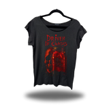 IN CHAINS ROAD RASH MENS MUSCLE SCOOP NECK BLACK TEE