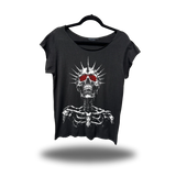 VOID KING ROAD RASH MENS MUSCLE SCOOP NECK BLACK TEE