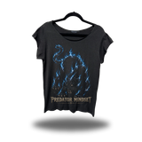 PREDATOR MINDSET ROAD RASH MENS MUSCLE SCOOP NECK BLACK TEE