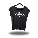 VOID SKULL ROAD RASH MENS MUSCLE SCOOP NECK BLACK TEE