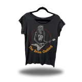 F*CK OFF GUITAR ROAD RASH MENS MUSCLE SCOOP NECK BLACK TEE