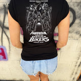 DRIVEN BIKERS ROAD RASH MUSCLE BLACK TEE