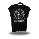 FREE DIE ROAD RASH MUSCLE BLACK TEE