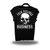 ALL BUSINESS ROAD RASH MUSCLE BLACK TEE
