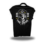 EAT AND RIDE ROAD RASH MUSCLE BLACK TEE