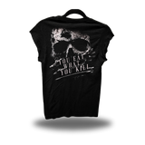 EAT KILL ROAD RASH MUSCLE BLACK TEE