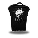 STAY DIFFERENT ROAD RASH MUSCLE BLACK TEE