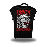 DIE FUN ROAD RASH MUSCLE BLACK TEE
