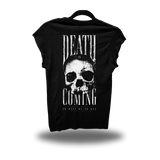 DEATH IS COMING ROAD RASH MUSCLE BLACK TEE