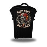 DIE LAST ROAD RASH MUSCLE BLACK TEE