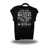 MATTERS ROAD RASH MUSCLE BLACK TEE