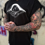 FU UFO ROAD RASH MUSCLE BLACK TEE