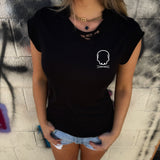 DEATH IS COMING ROAD RASH MUSCLE BLACK TEE