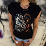 DO NO HARM ROAD RASH MUSCLE BLACK TEE
