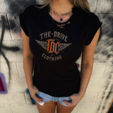 TDC WINGS ROAD RASH MUSCLE BLACK TEE