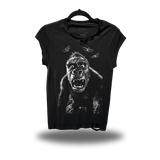 RAID APE ROAD RASH MUSCLE BLACK TEE