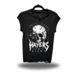 HATERS IN SIGHT ROAD RASH MUSCLE BLACK TEE