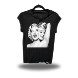 BEAUTY KILLS ROAD RASH MUSCLE BLACK TEE
