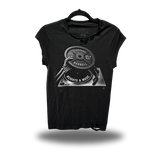 WEIGHTS & MUSIC ROAD RASH MUSCLE BLACK TEE