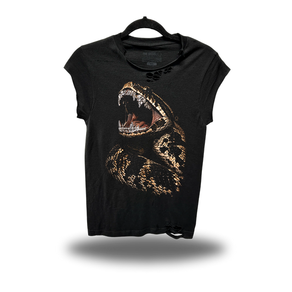 VENOM GRILL ROAD RASH MUSCLE BLACK TEE