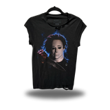 80'S MYERS ROAD RASH MUSCLE BLACK TEE