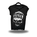NO COMFORT ROAD RASH MUSCLE BLACK TEE