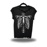 SKELETON KING ROAD RASH OVERSIZED PRINT BLACK TEE