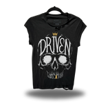 CROWN SKULL ROAD RASH MUSCLE BLACK TEE