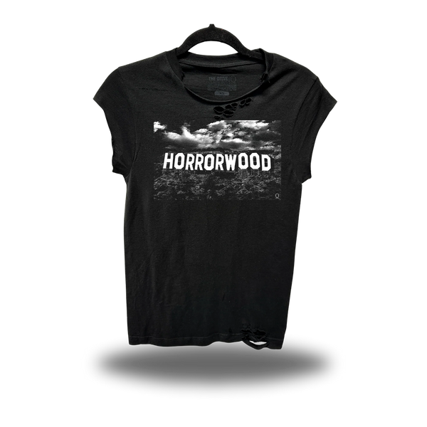 HORRORWOOD ROAD RASH MUSCLE BLACK TEE