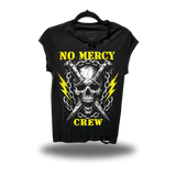 NO MERCY CREW ROAD RASH MUSCLE BLACK TEE