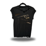 THE ESSENTIALS ROAD RASH MUSCLE BLACK TEE