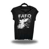 FAFO BITE ROAD RASH MUSCLE BLACK TEE