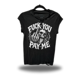 F*CK PAY ME ROAD RASH MUSCLE BLACK TEE