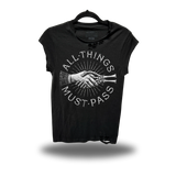 ALL PASS ROAD RASH MUSCLE BLACK TEE