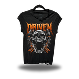 DRIVEN FURY ROAD RASH MUSCLE BLACK TEE