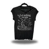 NOTHING ESCAPE ROAD RASH MUSCLE BLACK TEE
