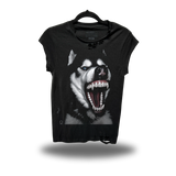 HUSKY GRILLZ ROAD RASH MUSCLE BLACK TEE