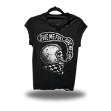 FUEL & FIRE ROAD RASH MUSCLE BLACK TEE
