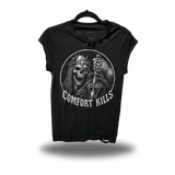DEATH REIGNS ROAD RASH MUSCLE BLACK TEE